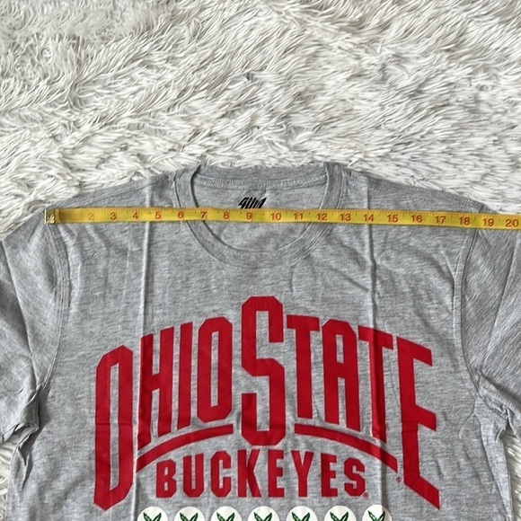 4th and 1 Ohio State buckeyes shorts sleeve gray athletic Arched tee Medium - Picture 6 of 13
